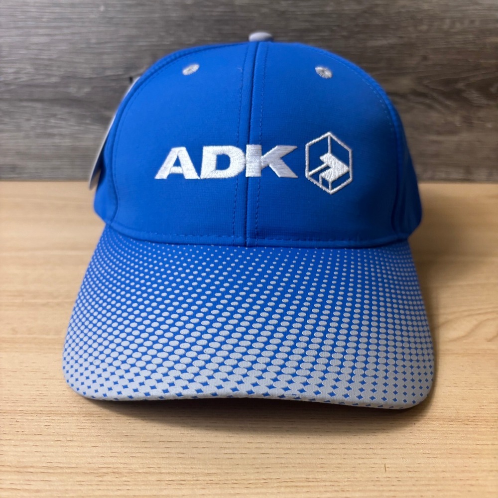 ADK Hat Cap Strap Back Blue Performance Adjustable NWT